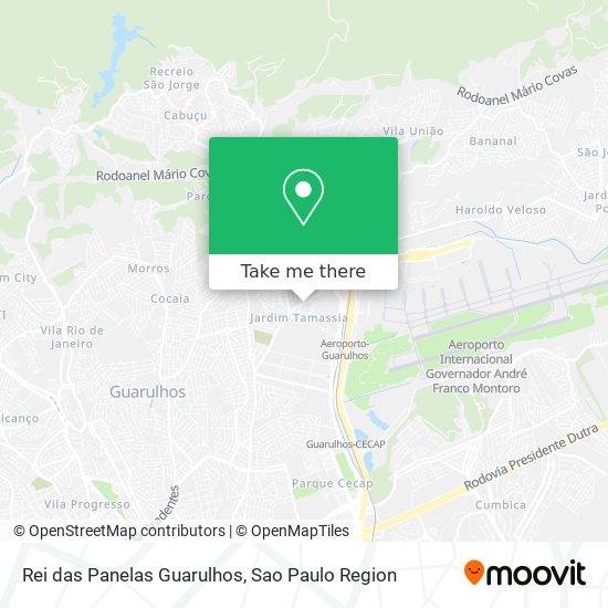 Rei das Panelas Guarulhos map