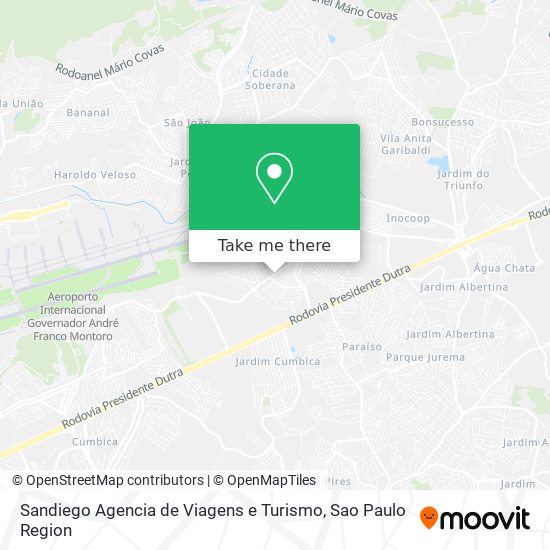 Sandiego Agencia de Viagens e Turismo map