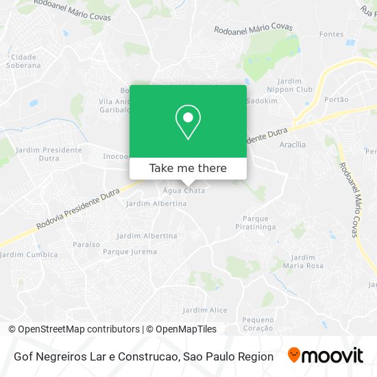 Gof Negreiros Lar e Construcao map