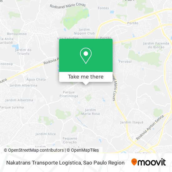 Nakatrans Transporte Logística map
