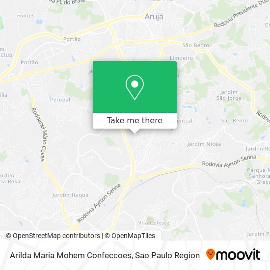 Arilda Maria Mohem Confeccoes map