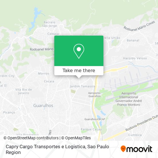 Capry Cargo Transportes e Logistica map