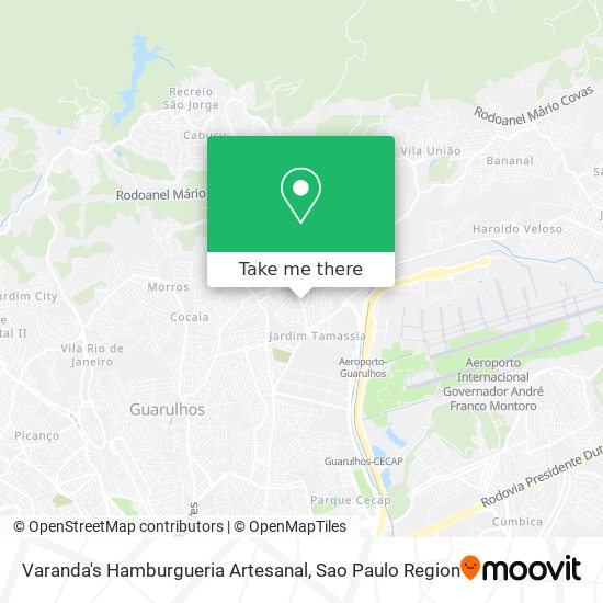 Varanda's Hamburgueria Artesanal map