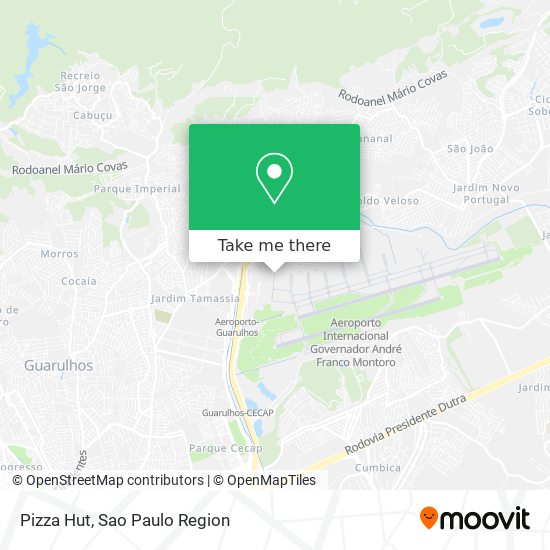 Pizza Hut map