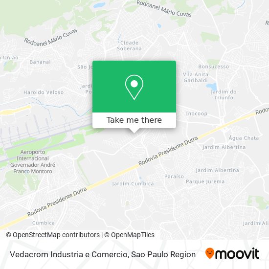 Mapa Vedacrom Industria e Comercio