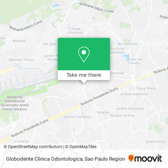 Globodente Clinica Odontologica map