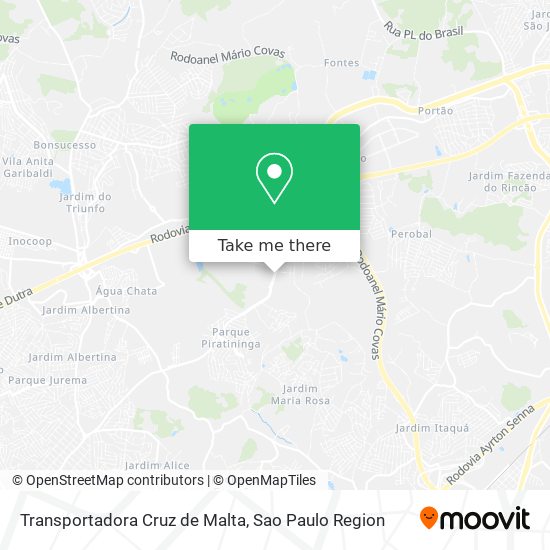 Transportadora Cruz de Malta map