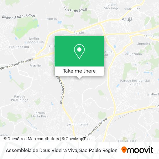 Assembléia de Deus Videira Viva map