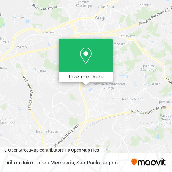 Mapa Ailton Jairo Lopes Mercearia