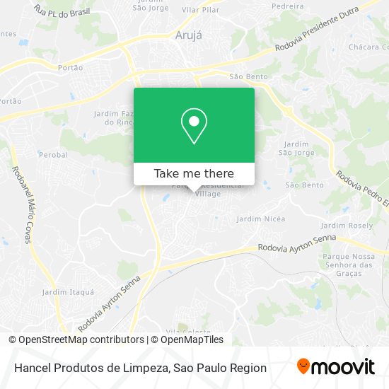 Hancel Produtos de Limpeza map