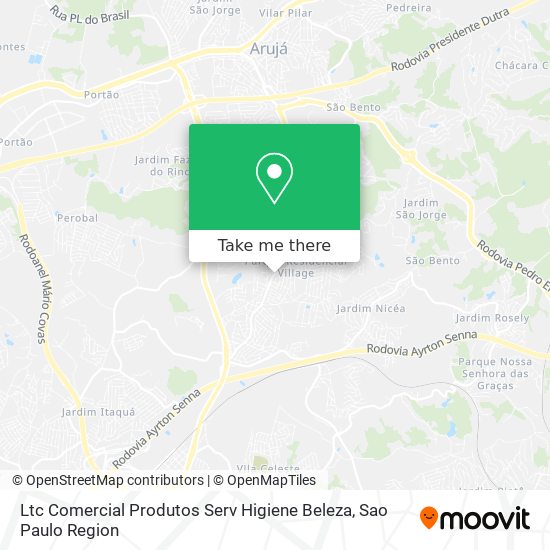 Ltc Comercial Produtos Serv Higiene Beleza map