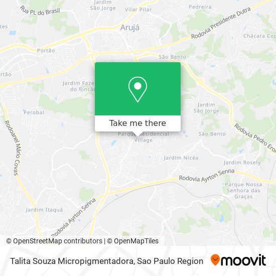 Mapa Talita Souza Micropigmentadora