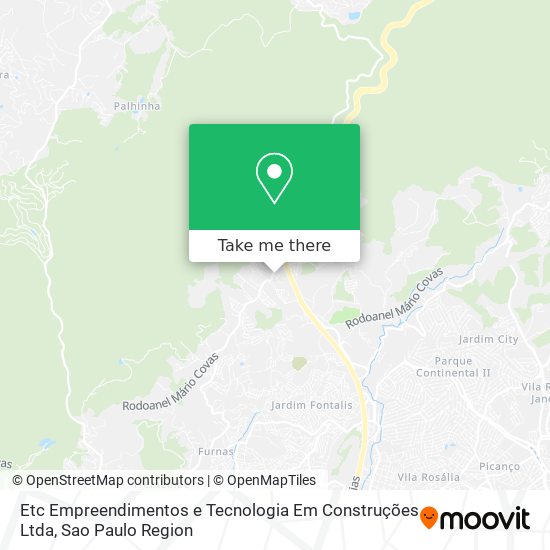 Etc Empreendimentos e Tecnologia Em Construções Ltda map