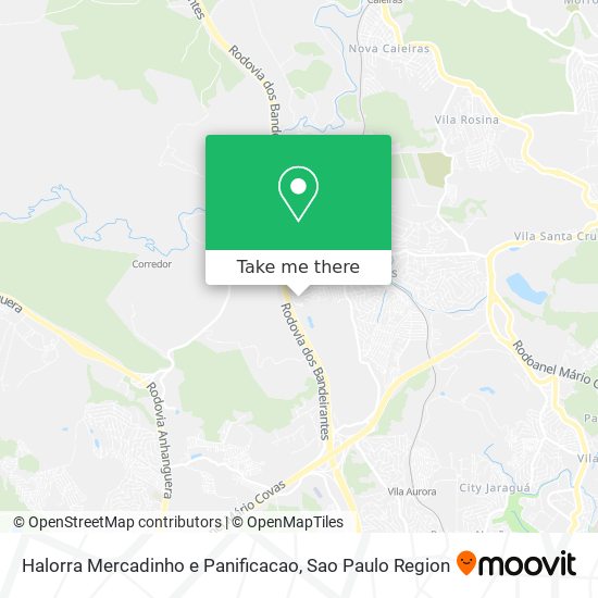 Halorra Mercadinho e Panificacao map