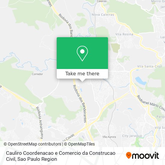 Mapa Cauliro Coordenacao e Comercio da Construcao Civil