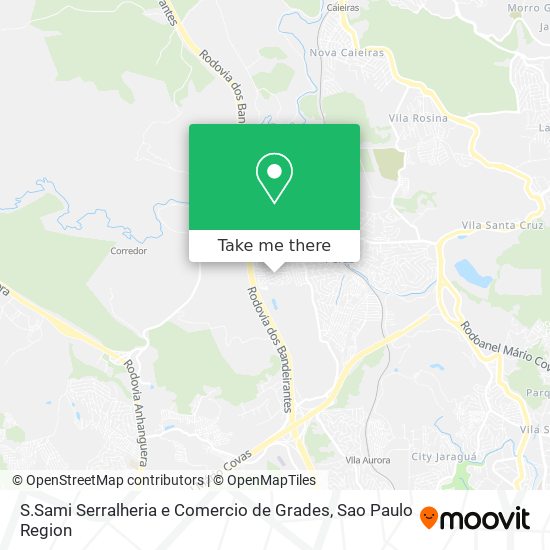 Mapa S.Sami Serralheria e Comercio de Grades