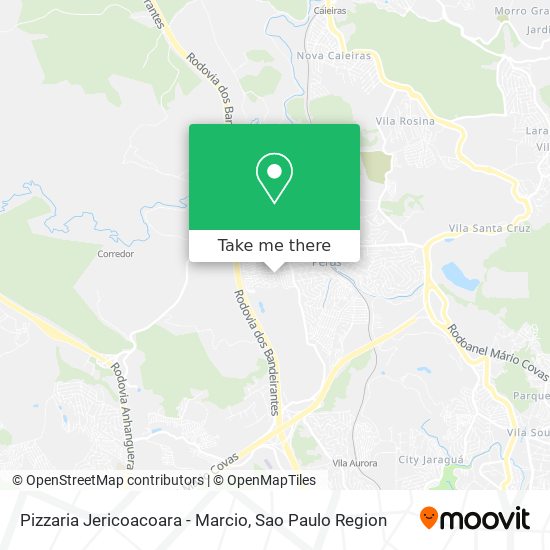 Mapa Pizzaria Jericoacoara - Marcio