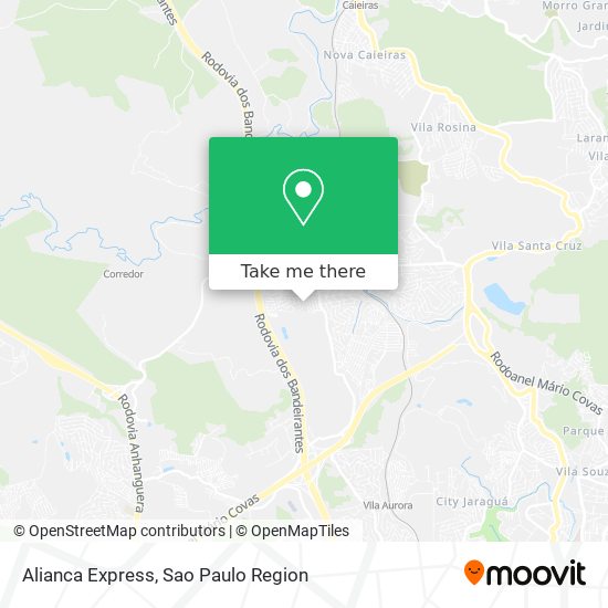 Alianca Express map