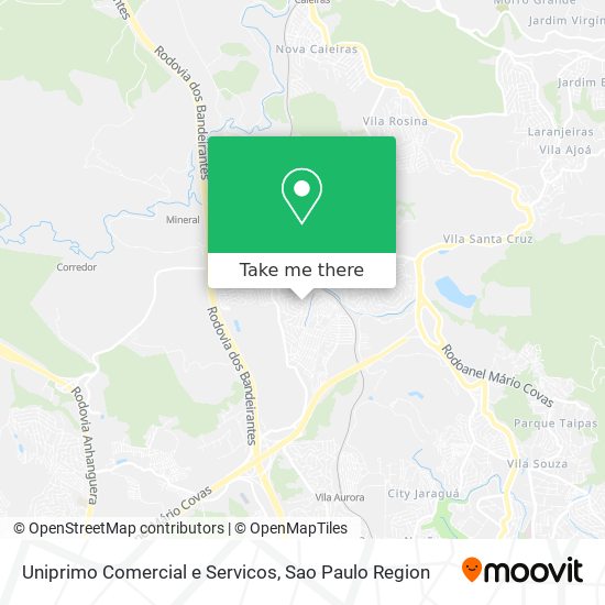 Uniprimo Comercial e Servicos map