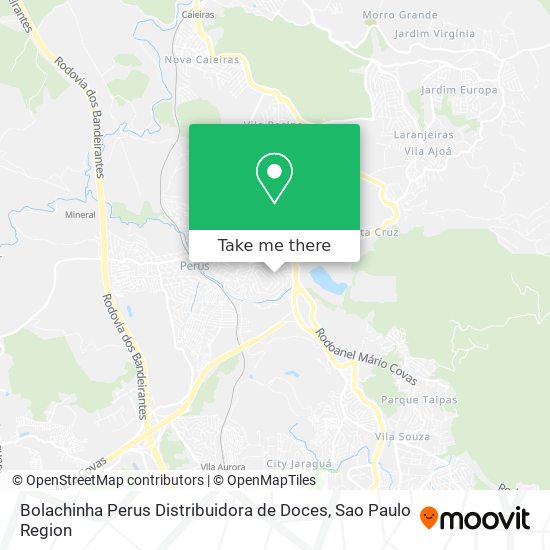 Bolachinha Perus Distribuidora de Doces map