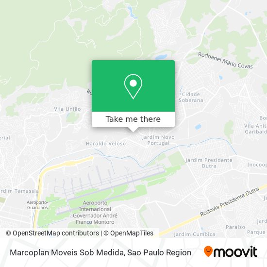 Mapa Marcoplan Moveis Sob Medida