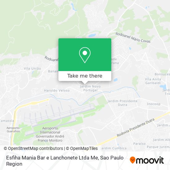 Esfiha Mania Bar e Lanchonete Ltda Me map