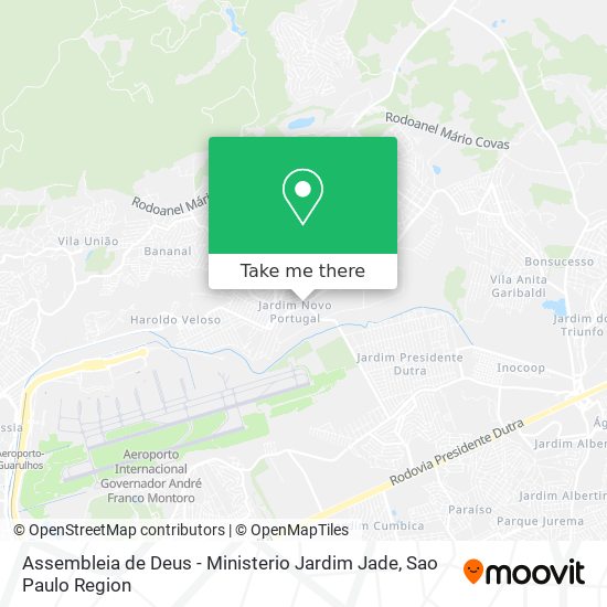 Assembleia de Deus - Ministerio Jardim Jade map