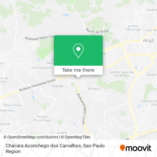 Chácara Aconchego dos Carvalhos map