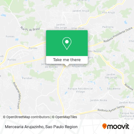 Mercearia Arujazinho map