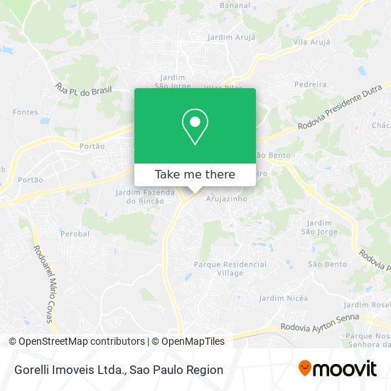 Mapa Gorelli Imoveis Ltda.