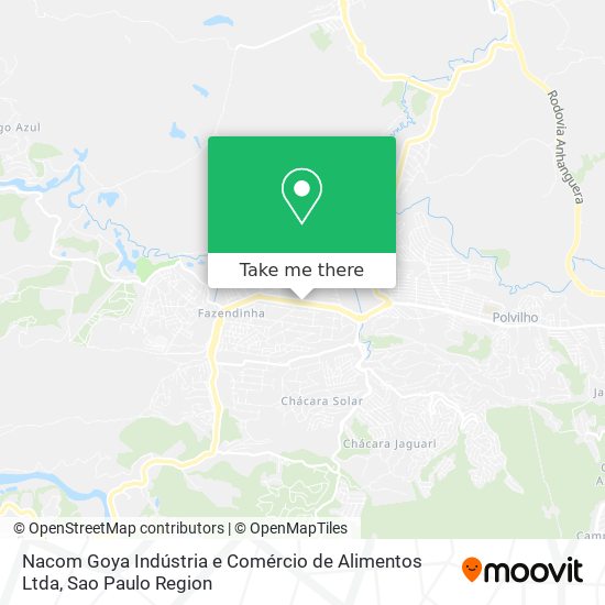 Nacom Goya Indústria e Comércio de Alimentos Ltda map