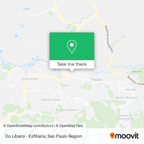 Do Líbano - Esfiharia map