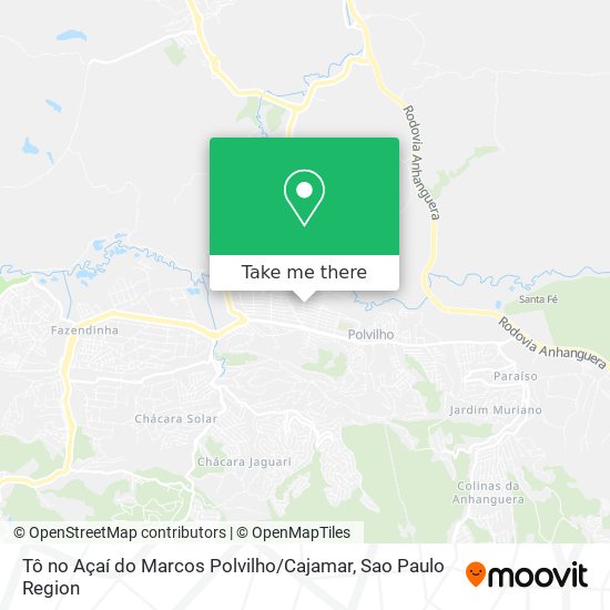 Tô no Açaí do Marcos Polvilho / Cajamar map