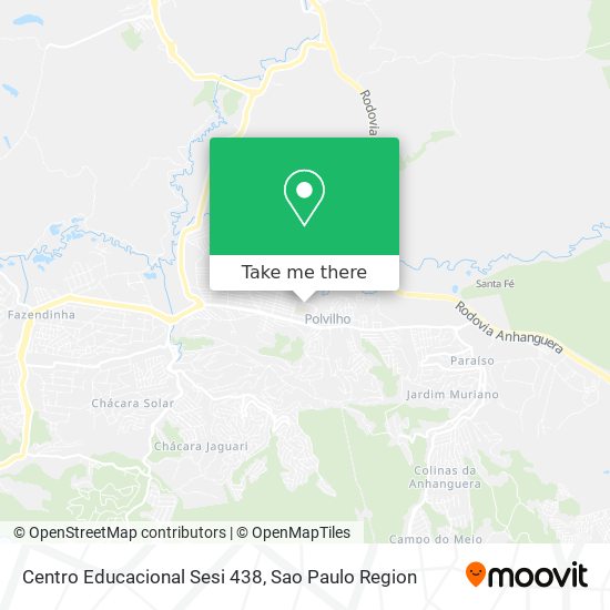 Centro Educacional Sesi 438 map