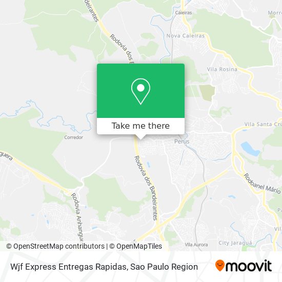 Wjf Express Entregas Rapidas map