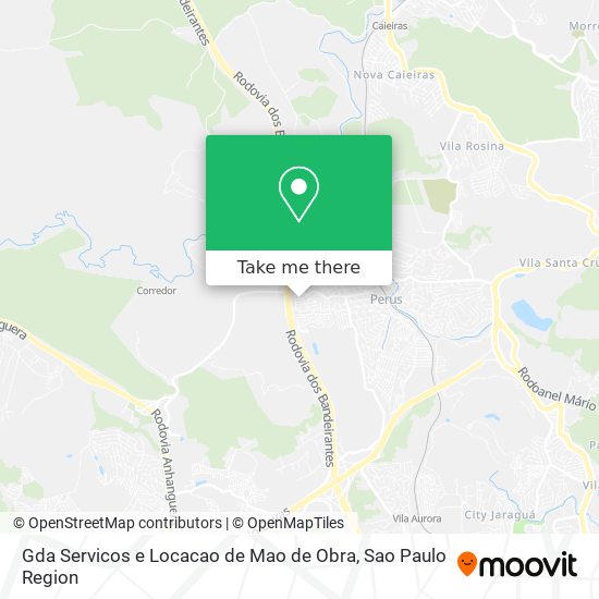 Gda Servicos e Locacao de Mao de Obra map