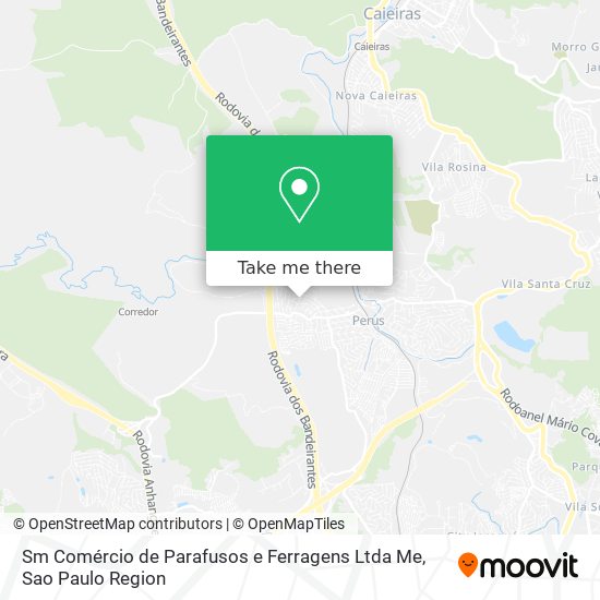 Sm Comércio de Parafusos e Ferragens Ltda Me map