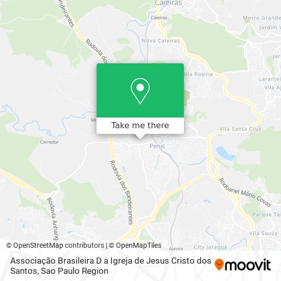 Associação Brasileira D a Igreja de Jesus Cristo dos Santos map