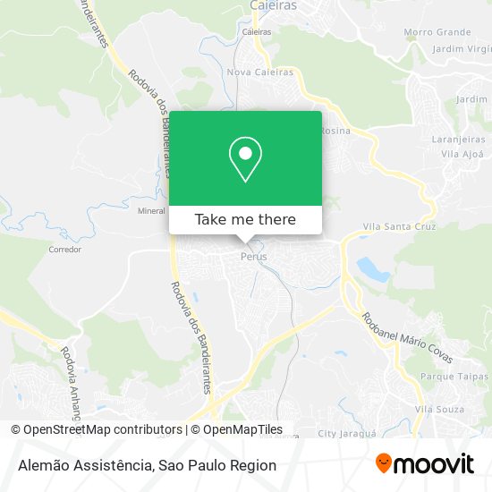 Alemão Assistência map