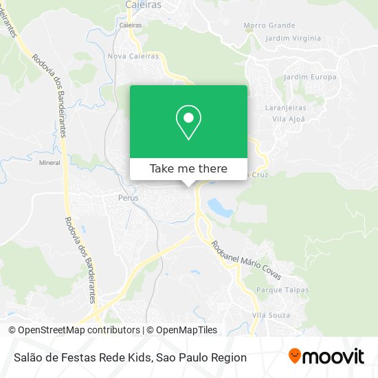 Salão de Festas Rede Kids map