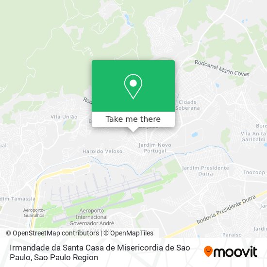 Mapa Irmandade da Santa Casa de Misericordia de Sao Paulo