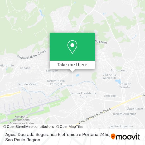 Aguia Dourada Seguranca Eletronica e Portaria 24hs map