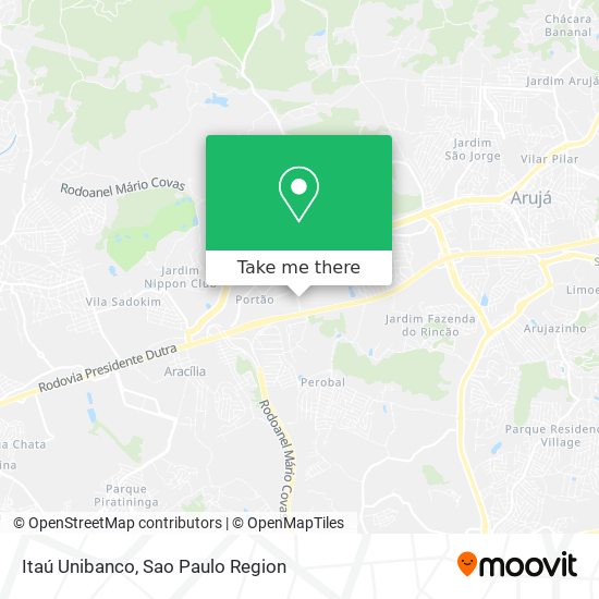 Itaú Unibanco map