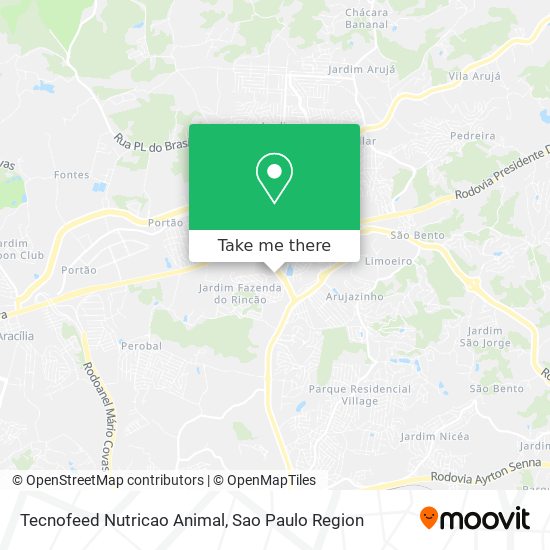 Tecnofeed Nutricao Animal map