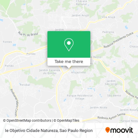 Mapa Ie Objetivo Cidade Natureza