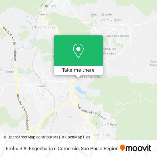 Embu S.A. Engenharia e Comércio map