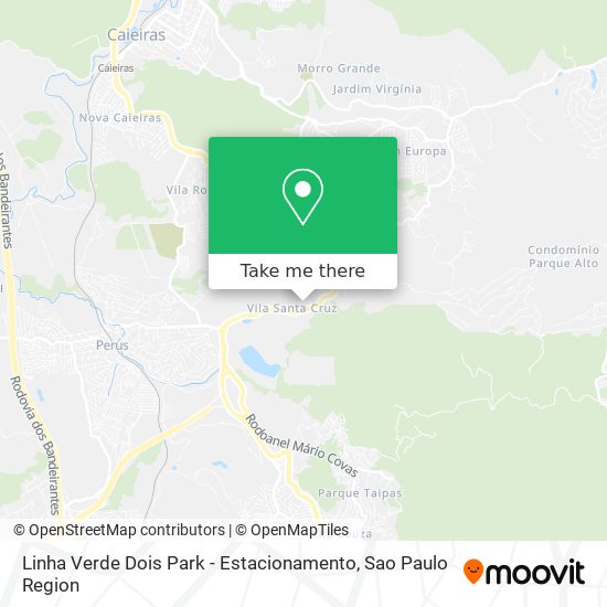 Linha Verde Dois Park - Estacionamento map