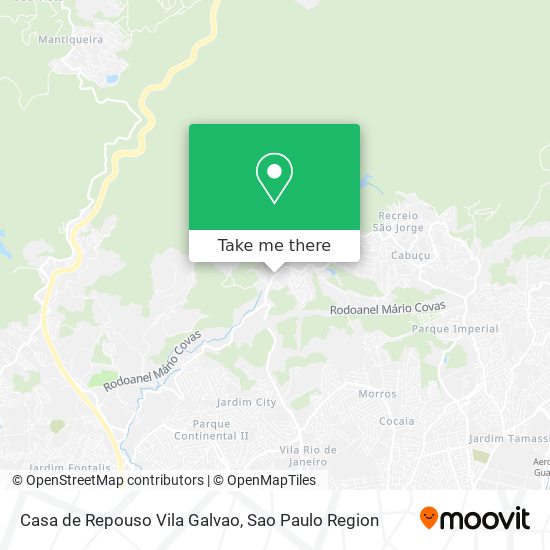 Casa de Repouso Vila Galvao map