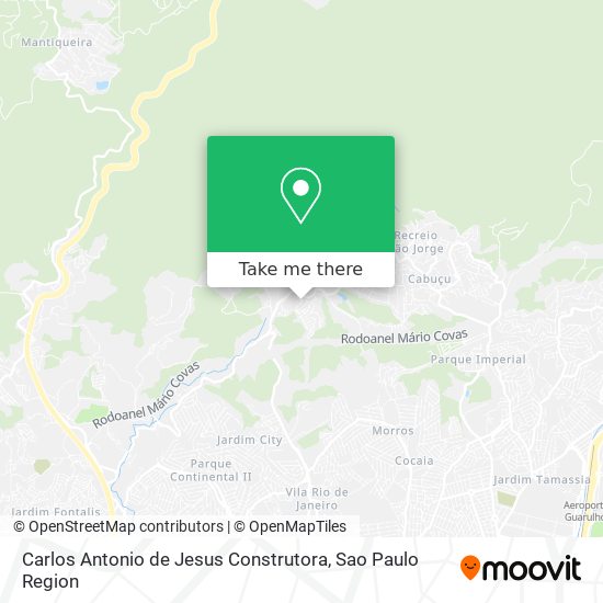 Mapa Carlos Antonio de Jesus Construtora