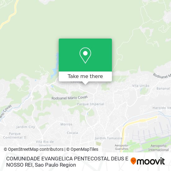 COMUNIDADE EVANGELICA PENTECOSTAL DEUS E NOSSO REI map